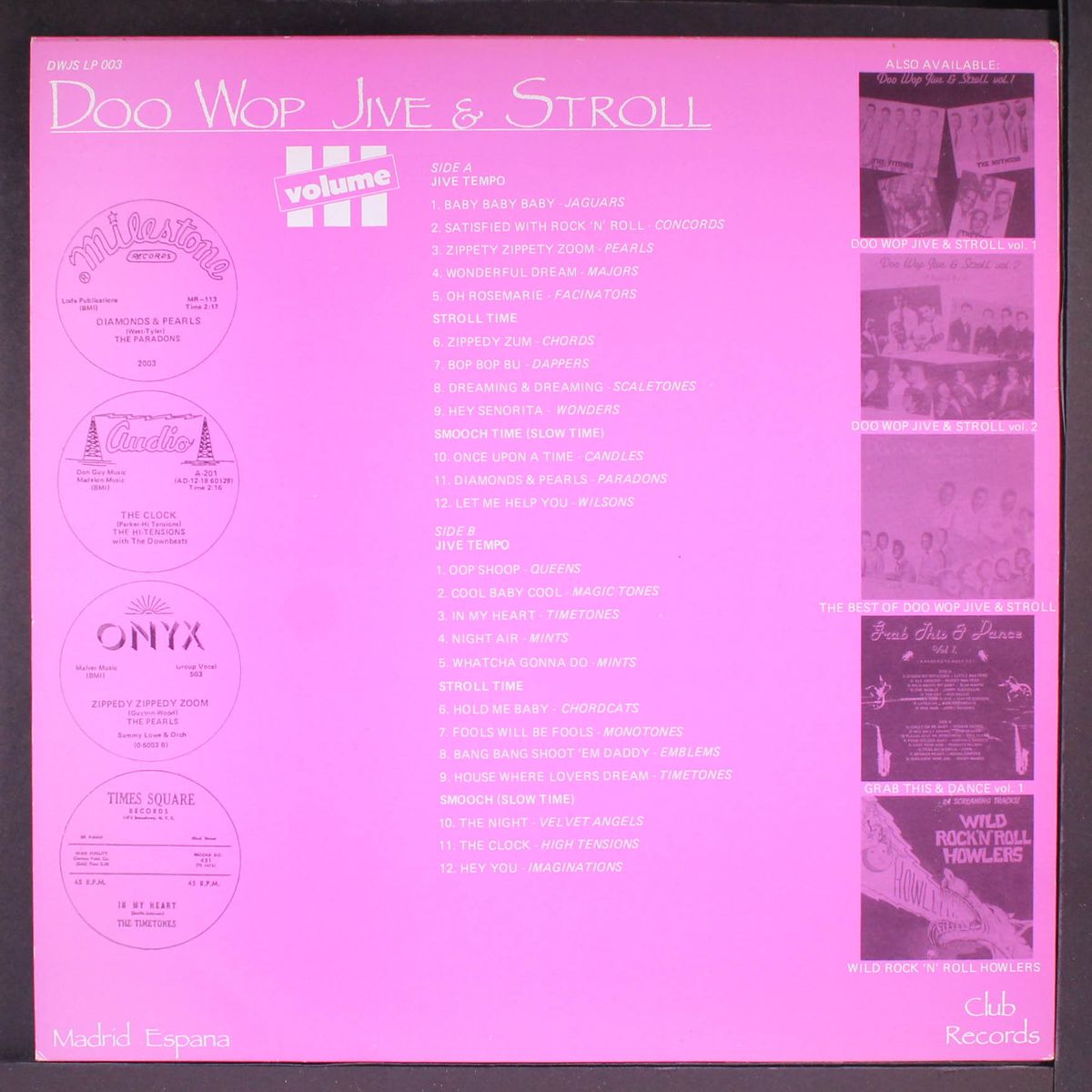 doo wop jive & stroll, vol. 3 by VARIOUS