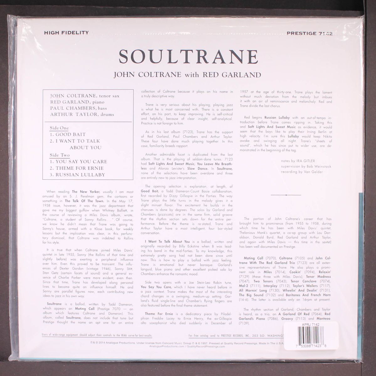 soultrane by JOHN COLTRANE