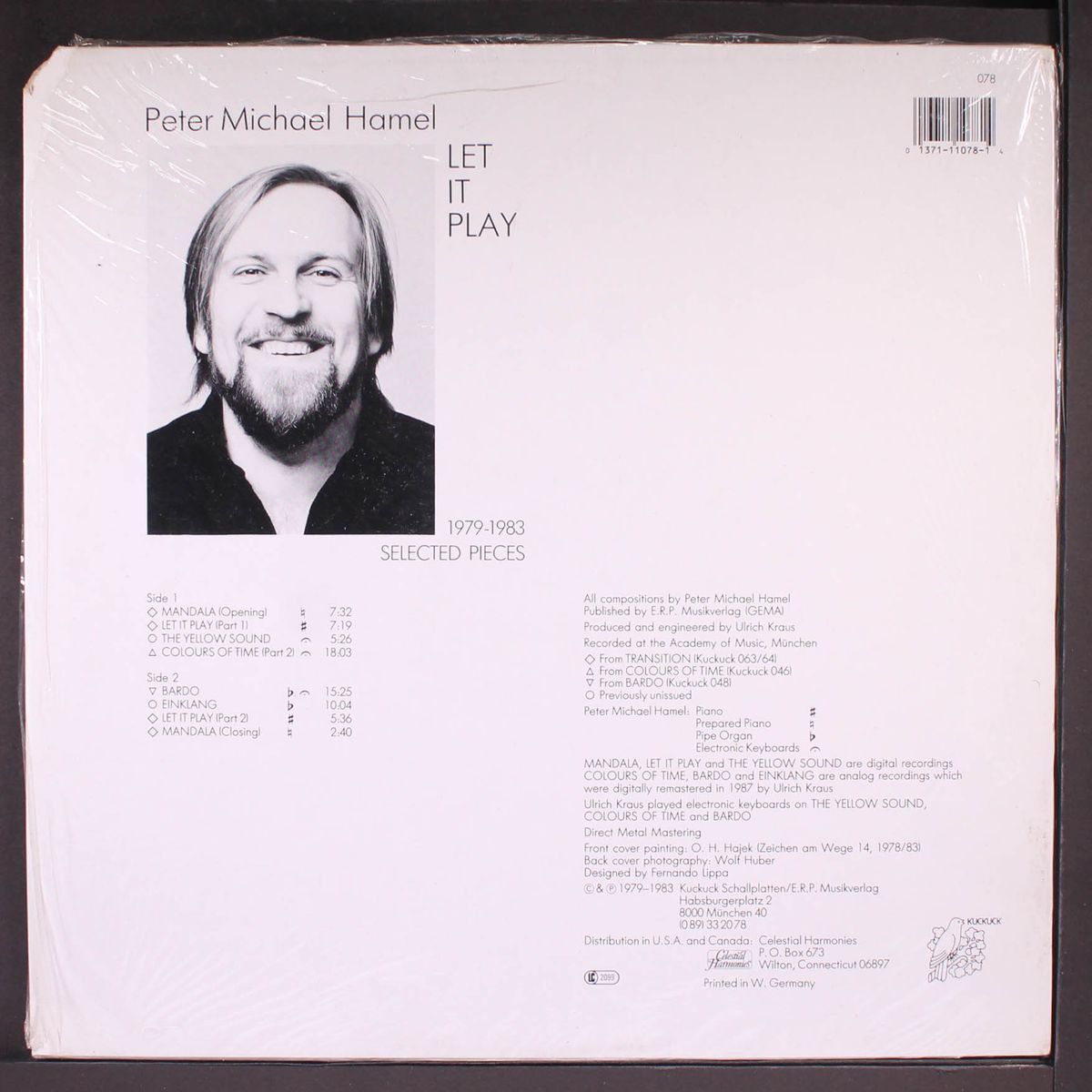let it play: 1979-1983 selected pieces by PETER MICHAEL HAMEL