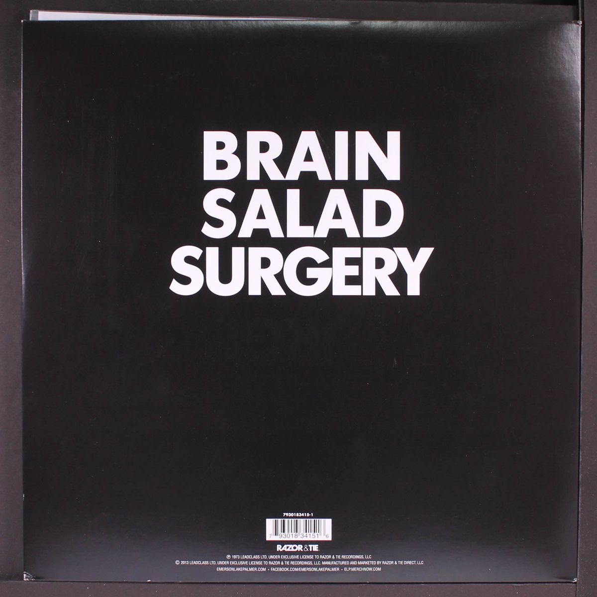 brain salad surgery by EMERSON,LAKE & PALMER