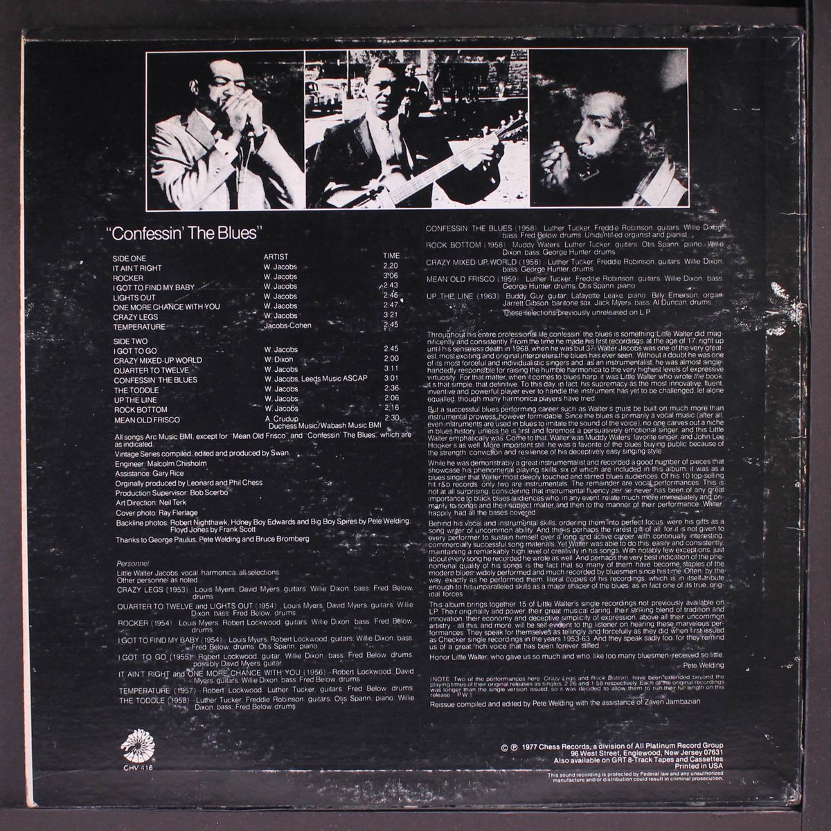 confessin' the blues by LITTLE WALTER