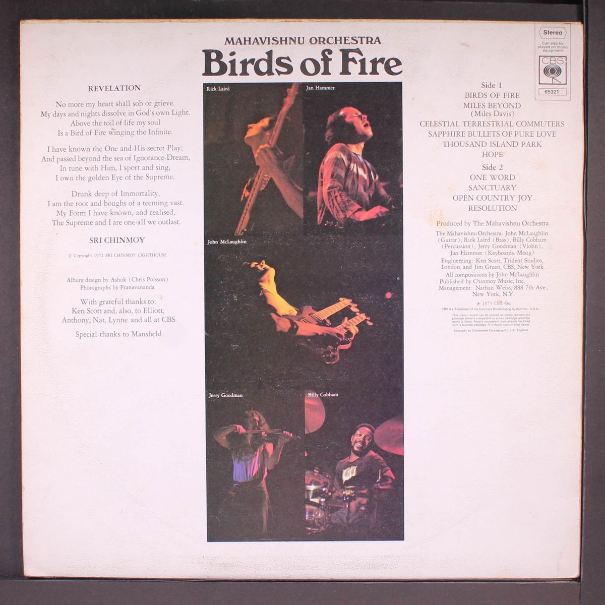 birds of fire by MAHAVISHNU ORCHESTRA