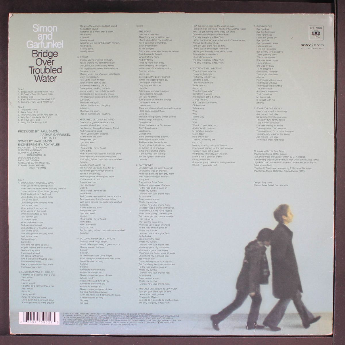 bridge over troubled water by SIMON & GARFUNKEL