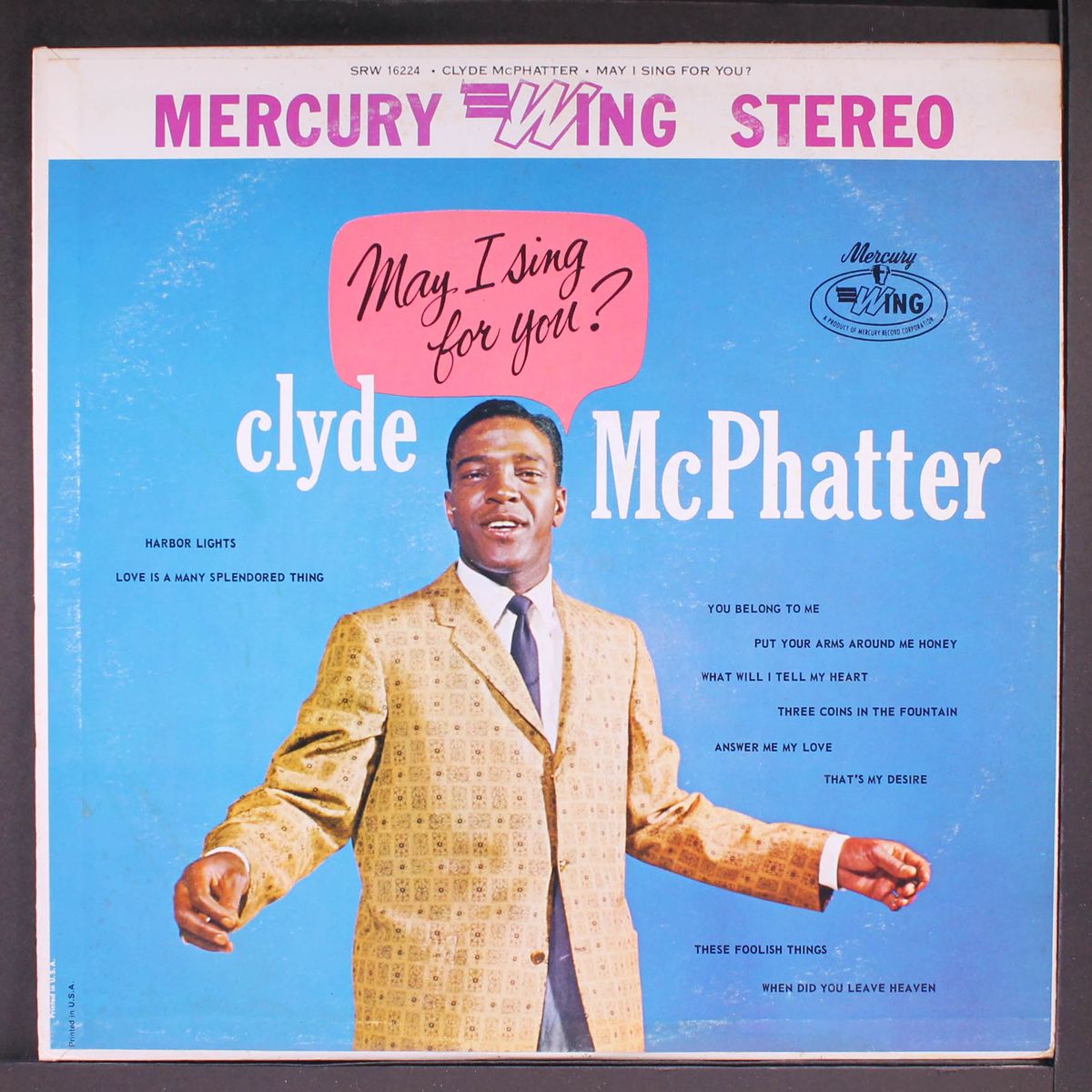 may i sing for you? by CLYDE MCPHATTER
