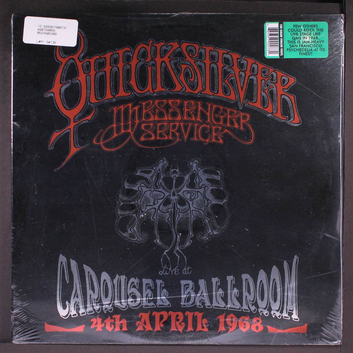 live at the carousel ballroom, san francisco, 4th april 1968 by QUICKSILVER MESSENGER SERVICE