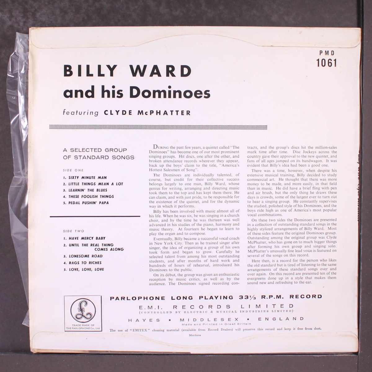 featuring clyde mcphatter by BILLY WARD & DOMINOES