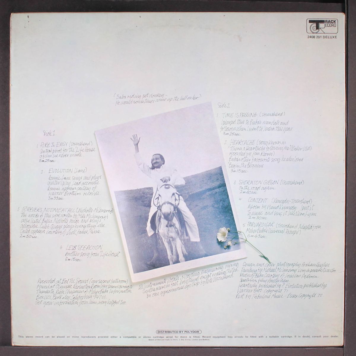 who came first by PETE TOWNSHEND