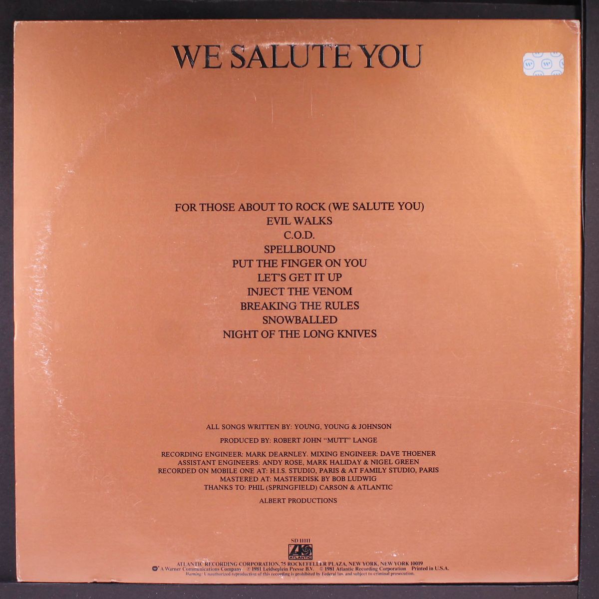 for those about to rock we salute you by AC/DC