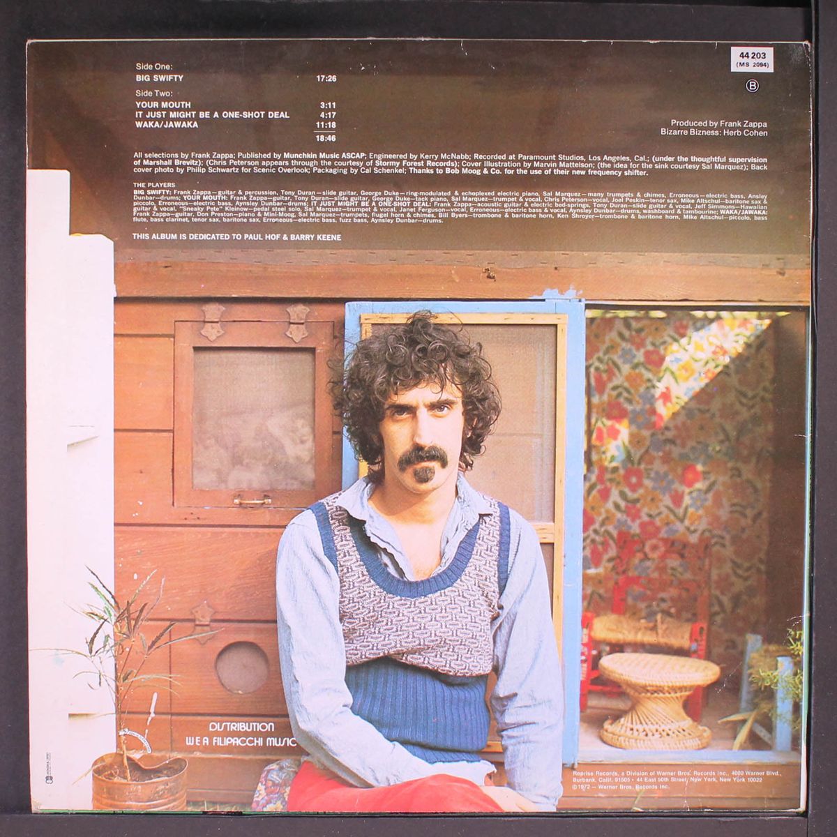 waka/jawaka - hots rats by FRANK ZAPPA