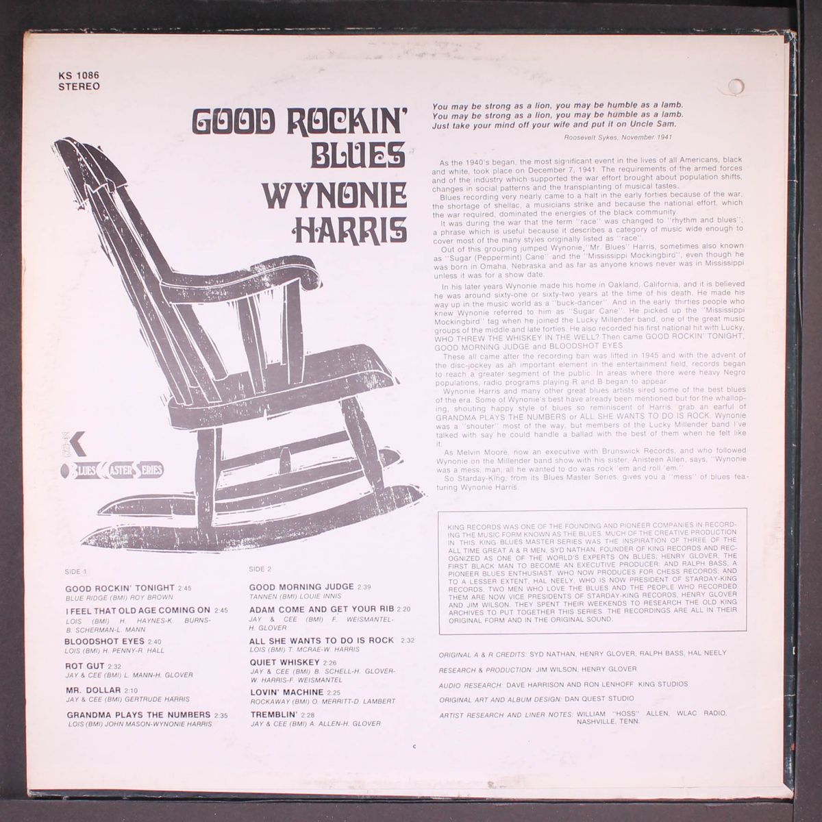good rockin' blues by WYNONIE HARRIS