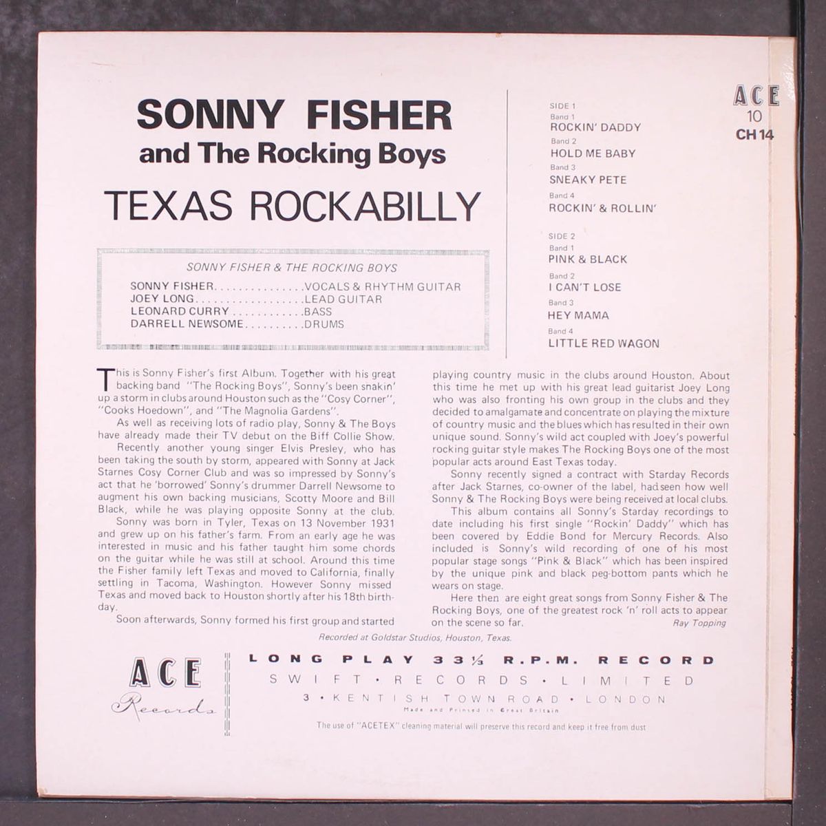 texas rockabilly by SONNY FISHER