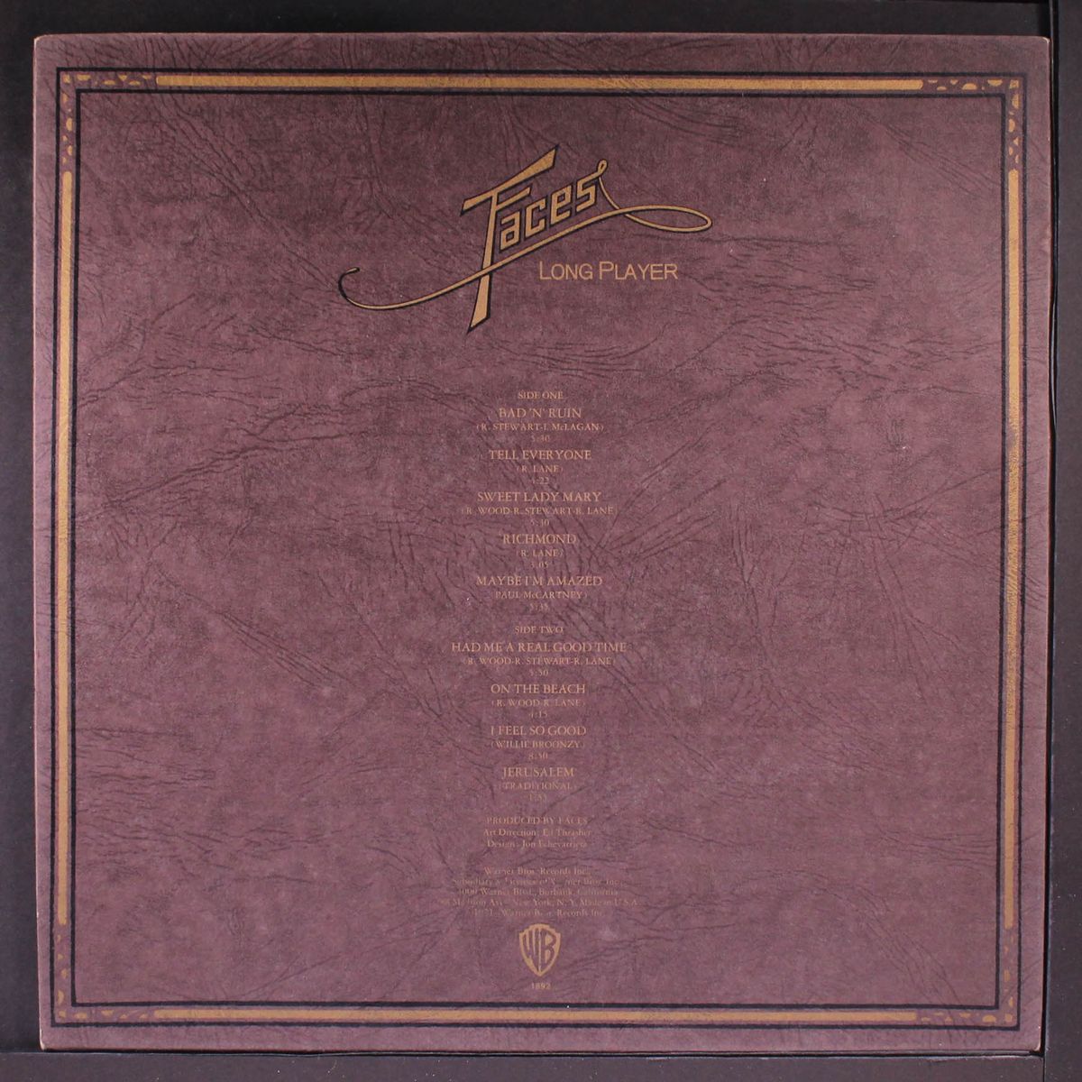 long player by FACES