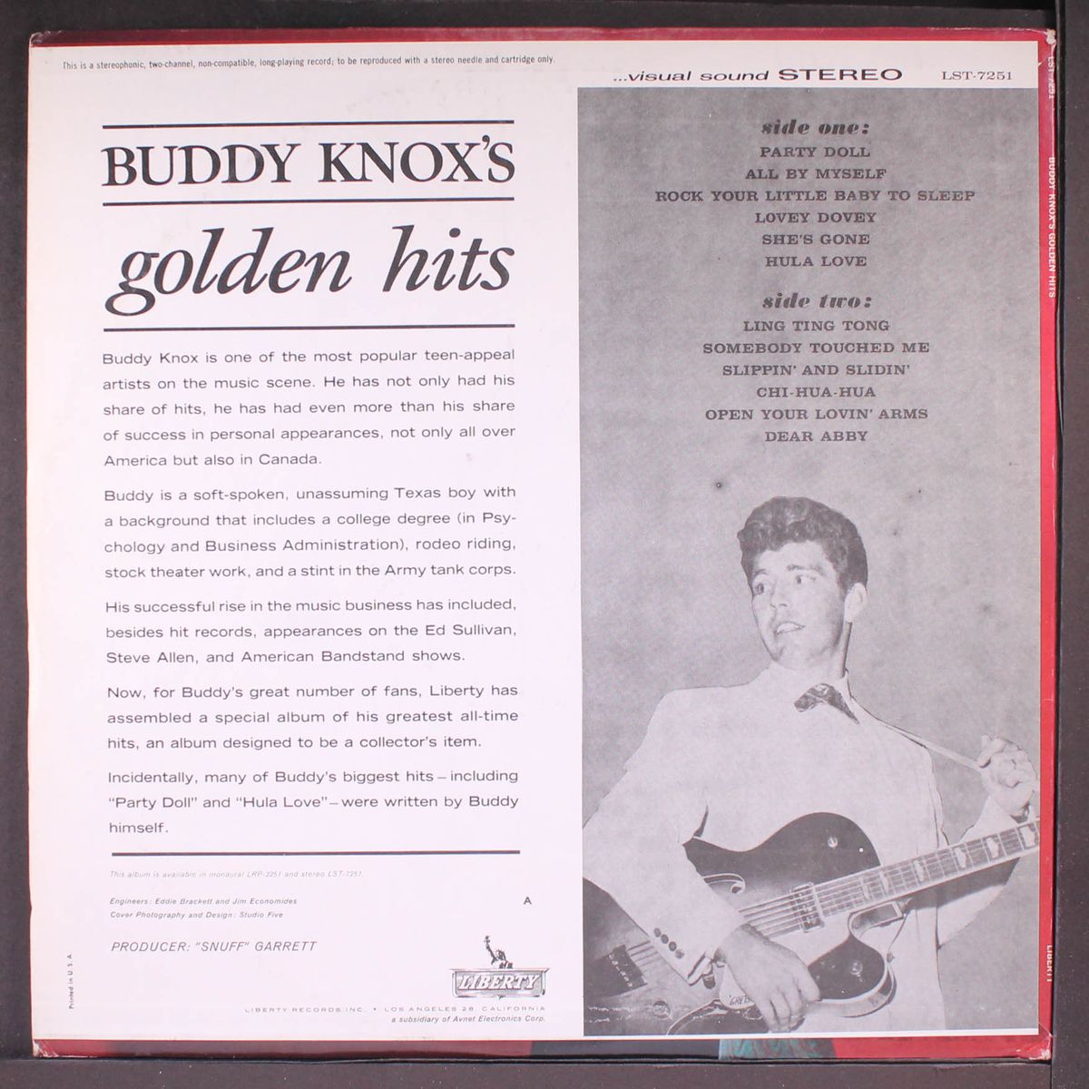 golden hits by BUDDY KNOX