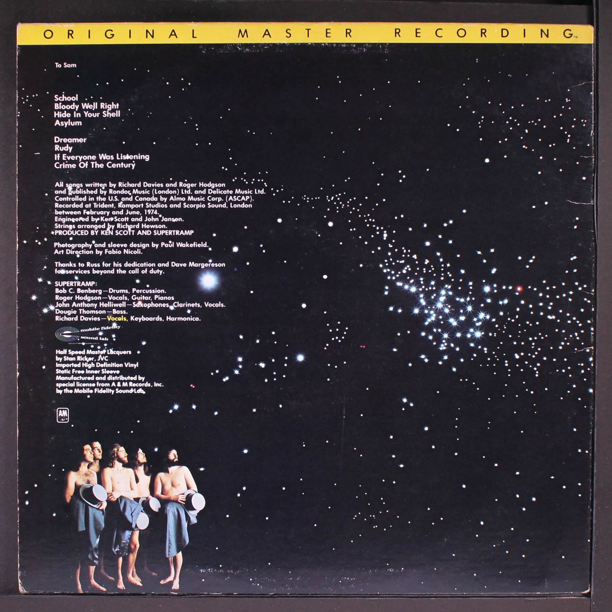 crime of the century by SUPERTRAMP