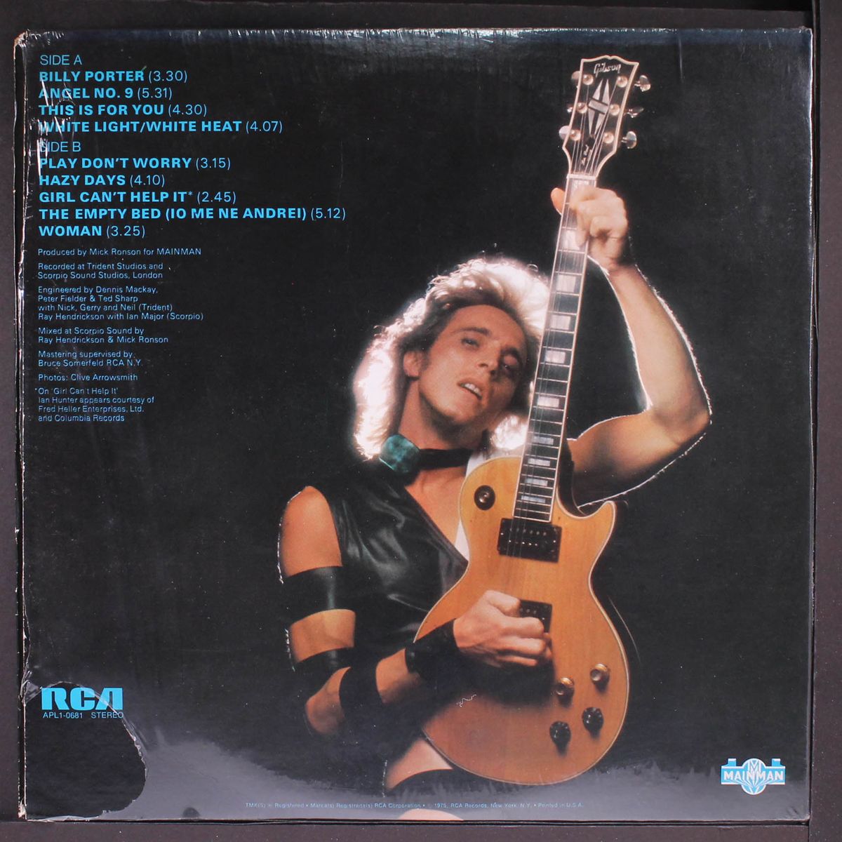play don't worry by MICK RONSON