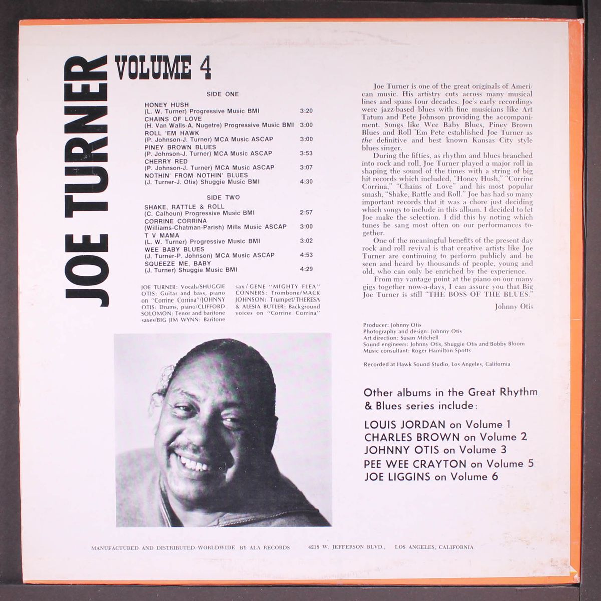 great rhythm & blues oldies, vol. 4 by JOE TURNER