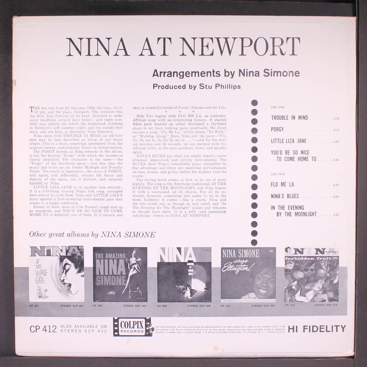 at newport by NINA SIMONE