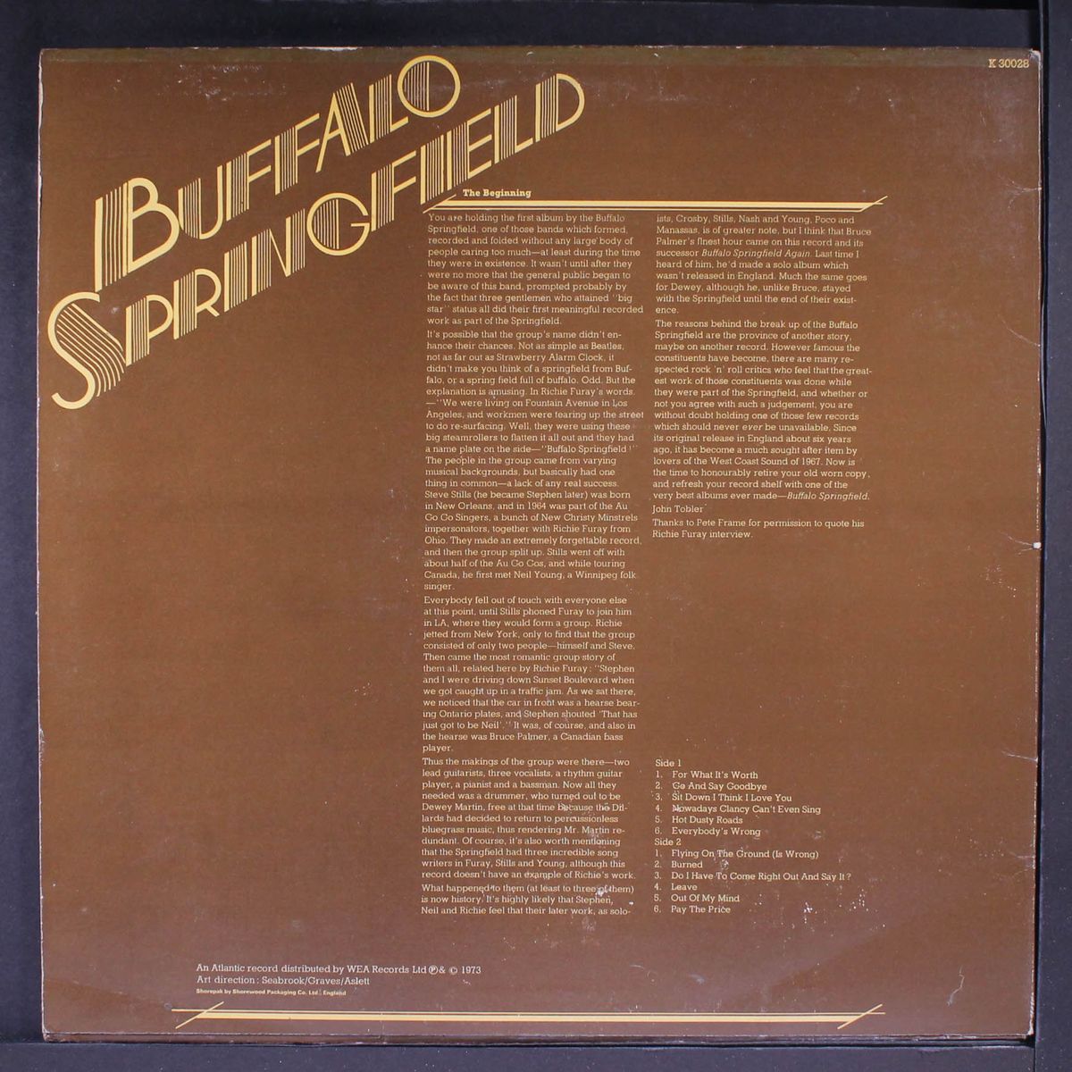 the beginning by BUFFALO SPRINGFIELD