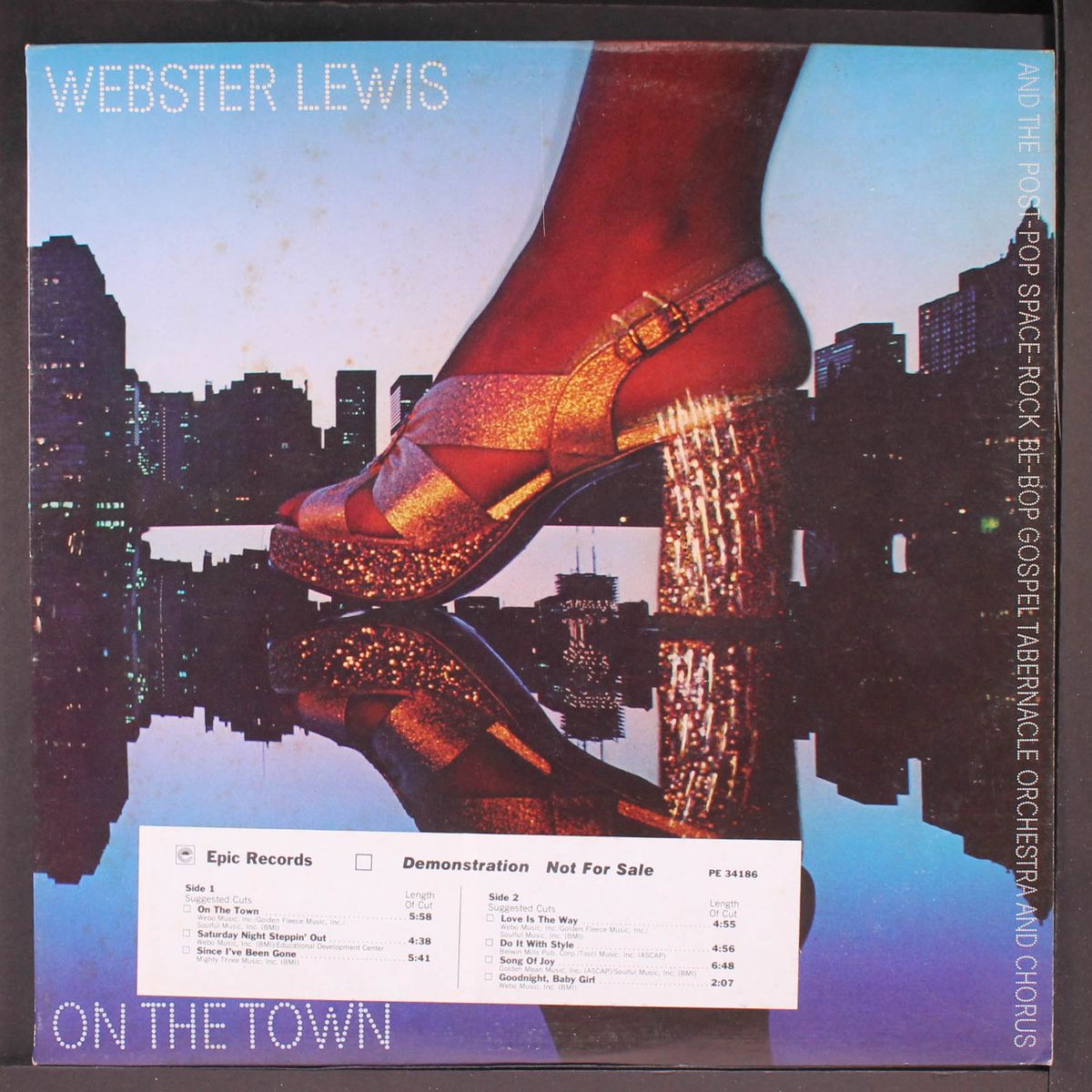 on the town by WEBSTER LEWIS