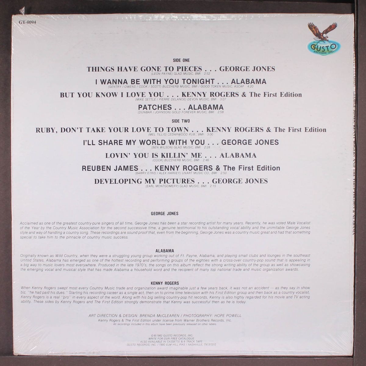 george jones,kenny rogers,alabama by GEORGE JONES, KENNY ROGERS, ALABAMA