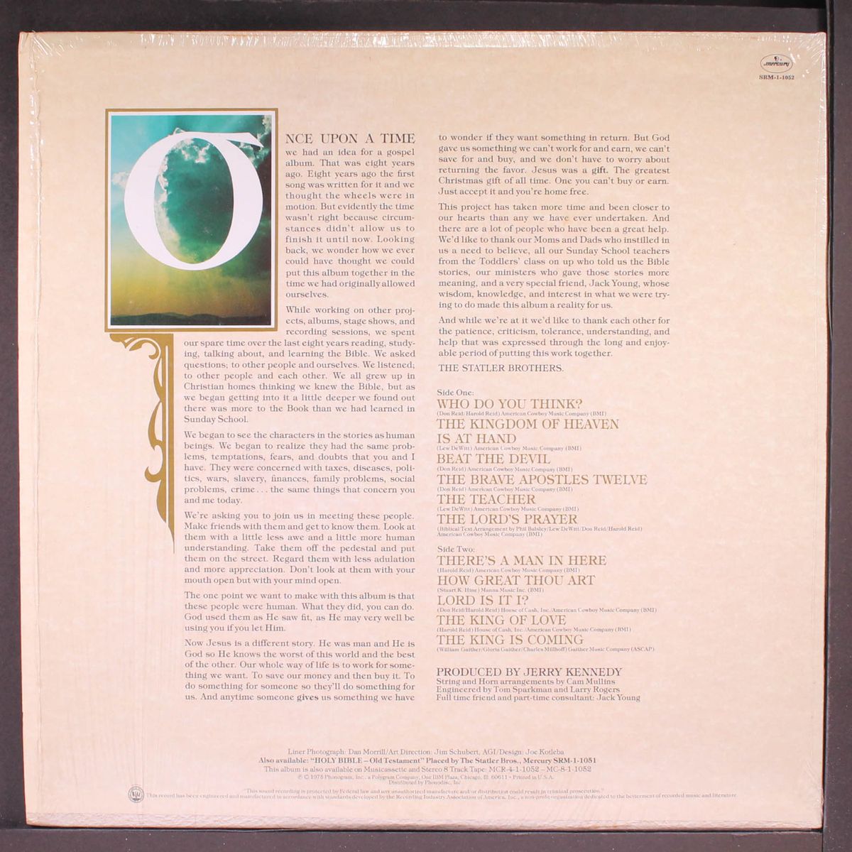 holy bible new testament by STATLER BROTHERS