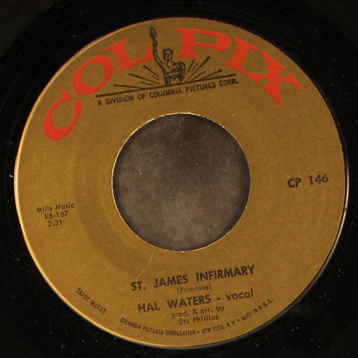 st. james infirmary / i wish you love by HAL WATERS