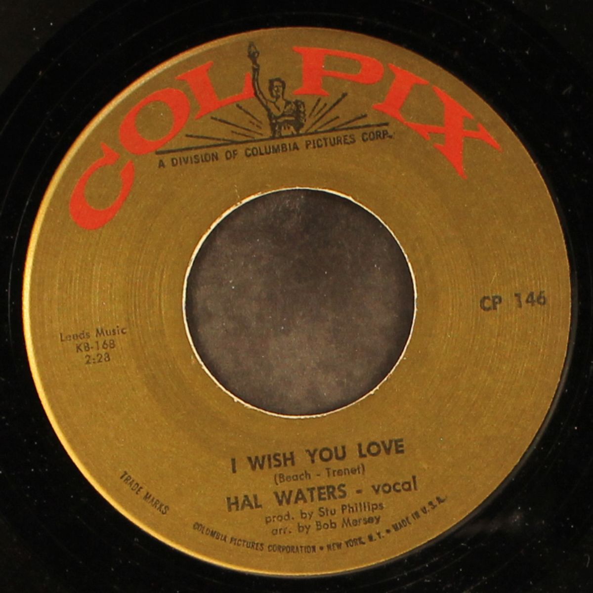 st. james infirmary / i wish you love by HAL WATERS
