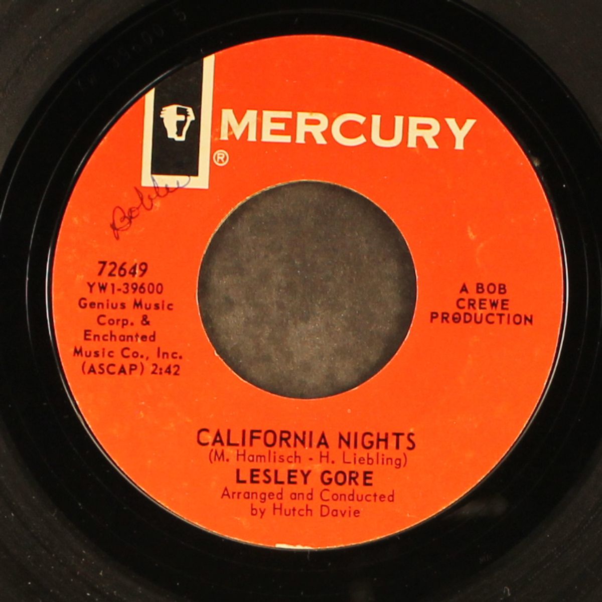california nights / i'm going out by LESLEY GORE