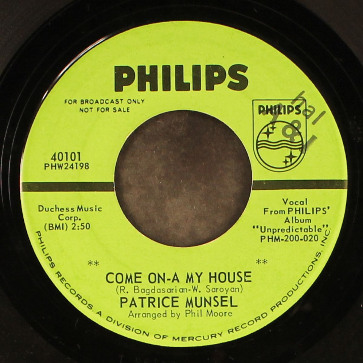 come on-a my house by PATRICE MUNSEL