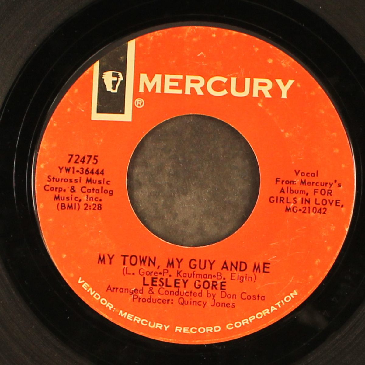 my town, my guy and me / a girl in love by LESLEY GORE