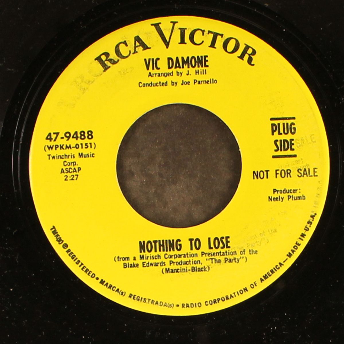 nothing to lose by VIC DAMONE