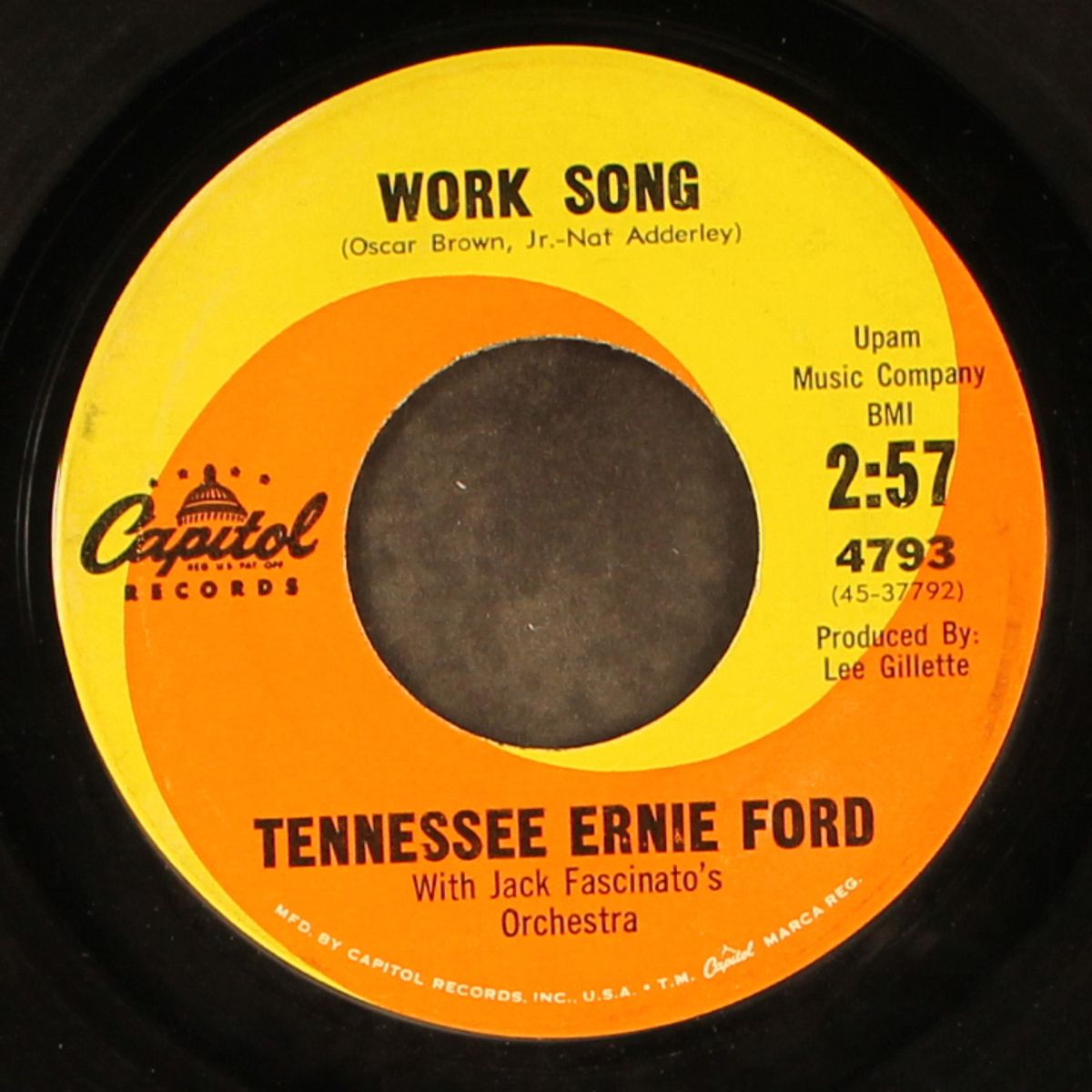 work song by TENNESSEE ERNIE FORD