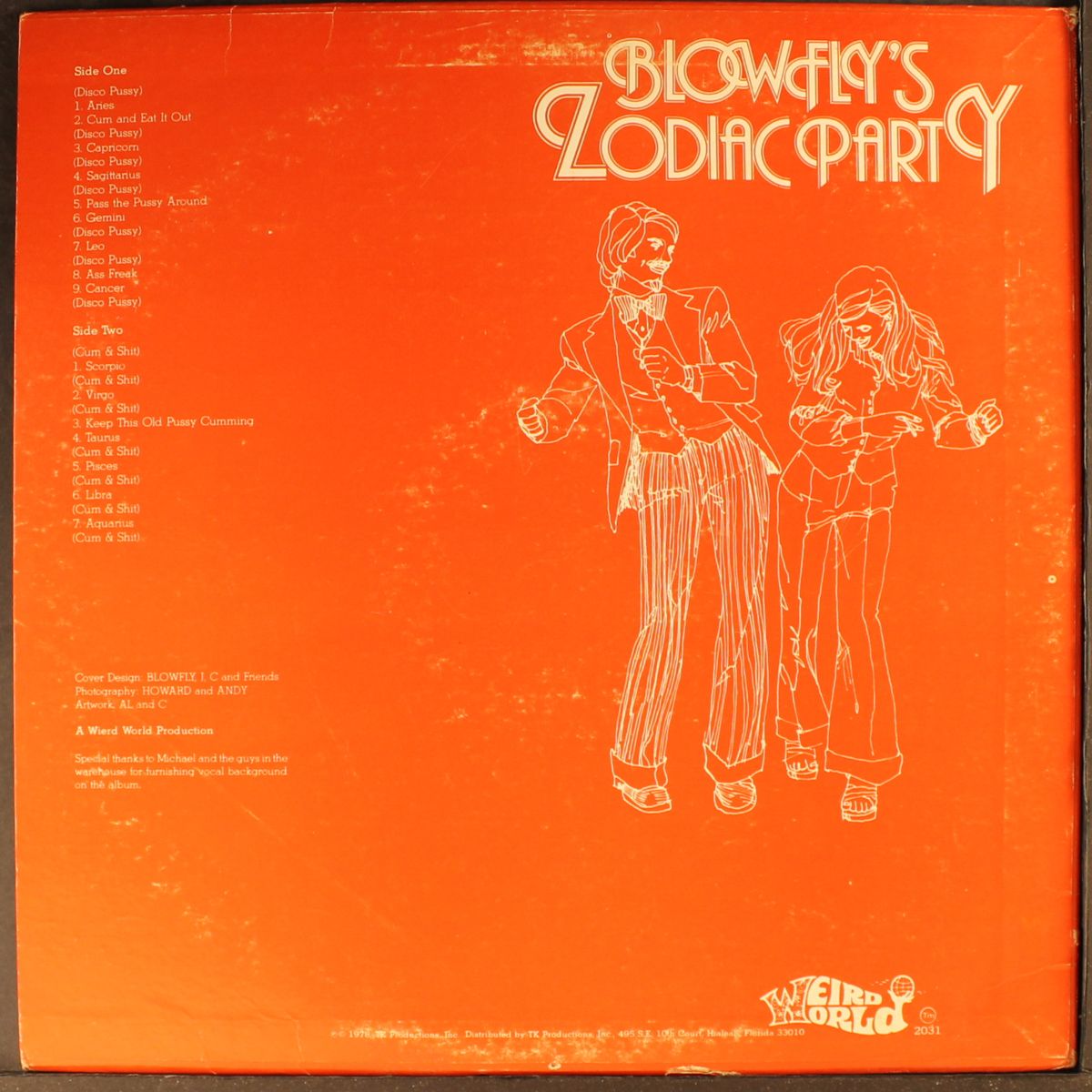 blowfly's zodiac party by BLOWFLY
