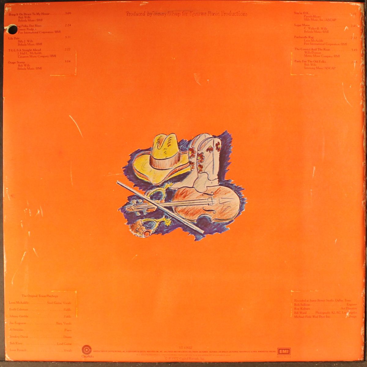 today by BOB WILLS' ORIGINAL TEXAS PLAYBOYS