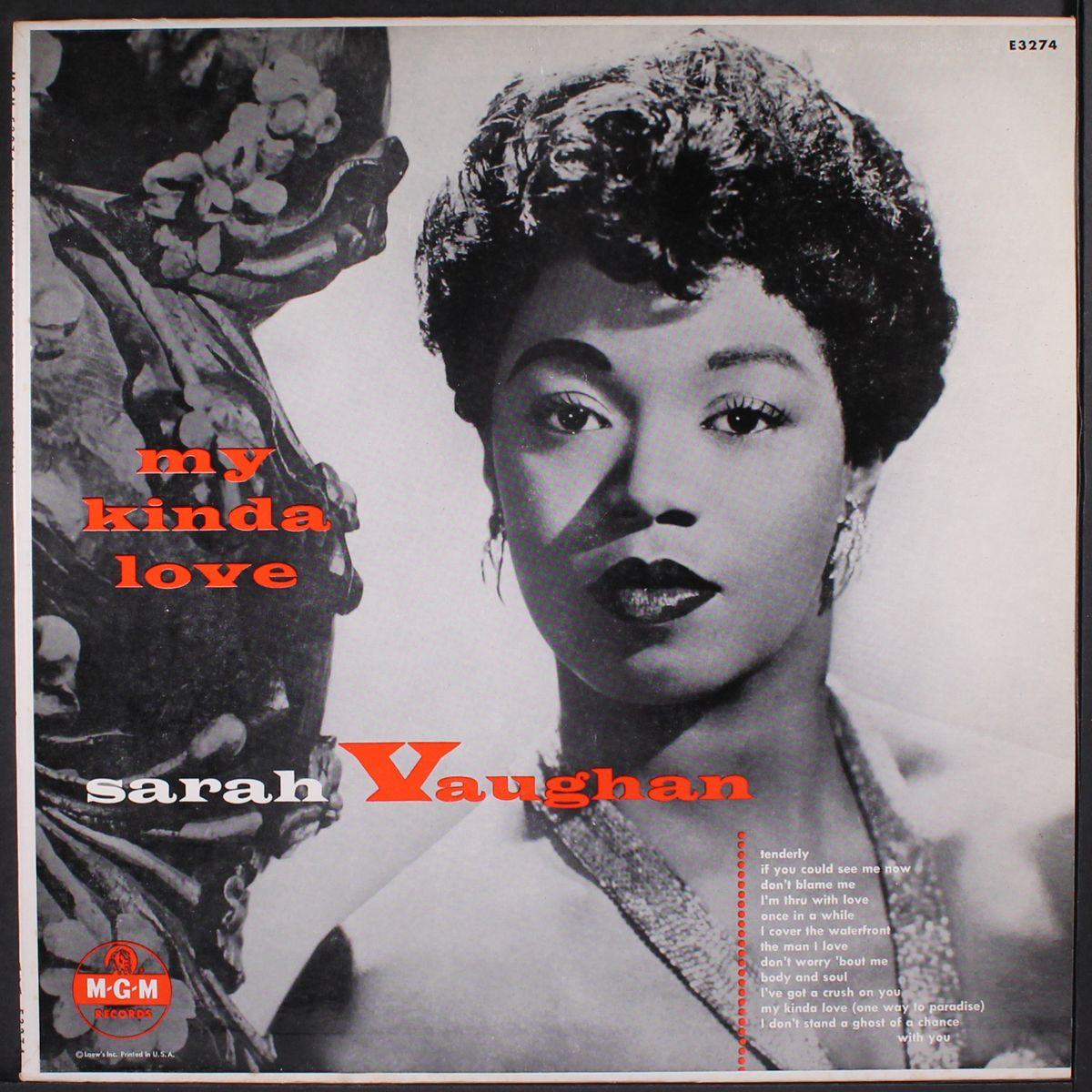 my kinda love by SARAH VAUGHAN