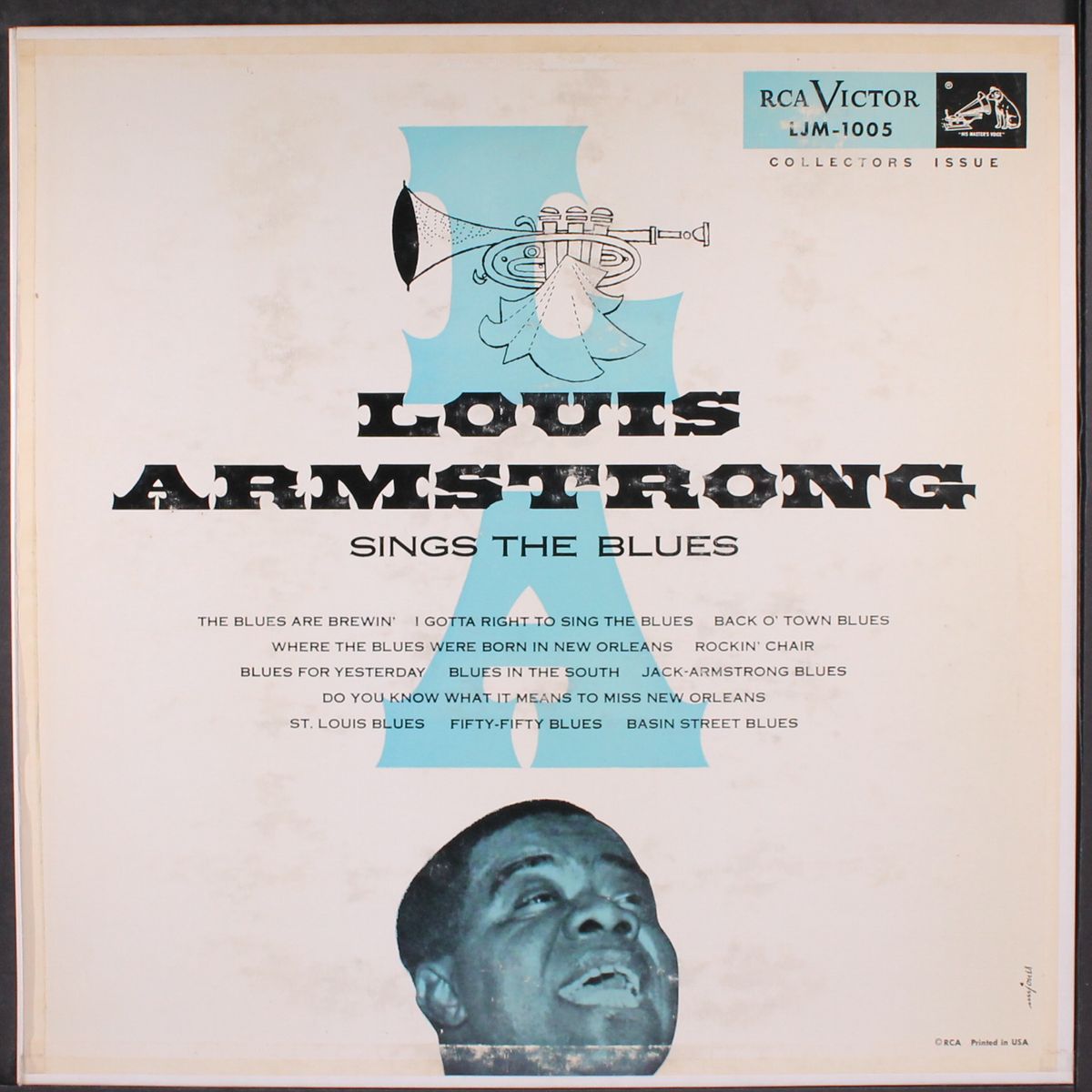 sings the blues by LOUIS ARMSTRONG