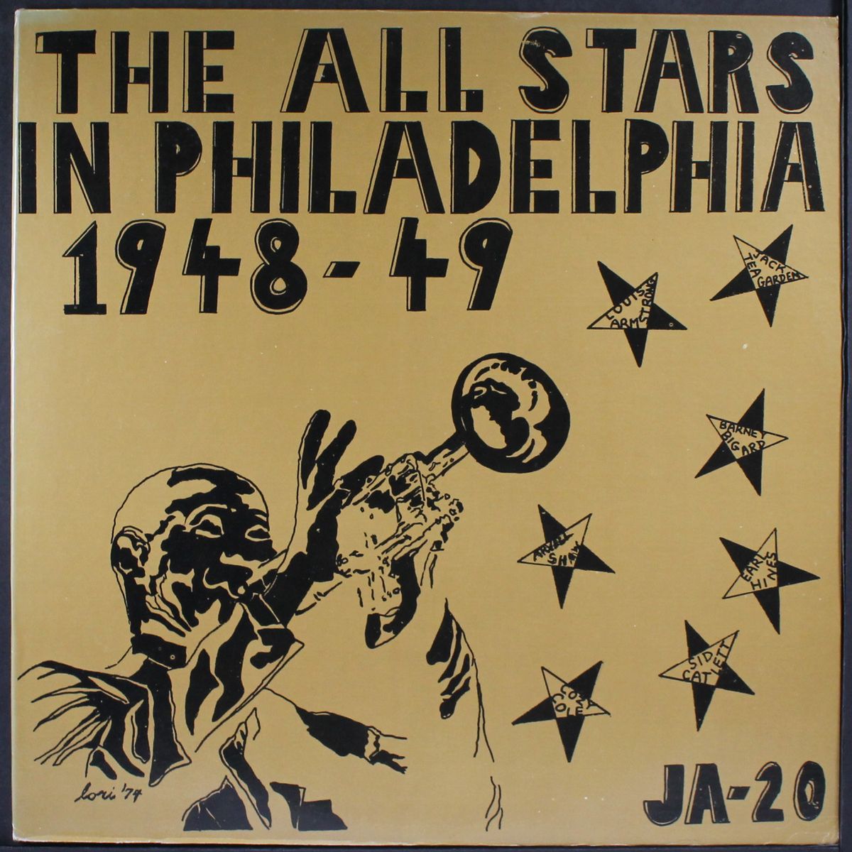 the all stars in philadelphia 1948-49 by LOUIS ARMSTRONG