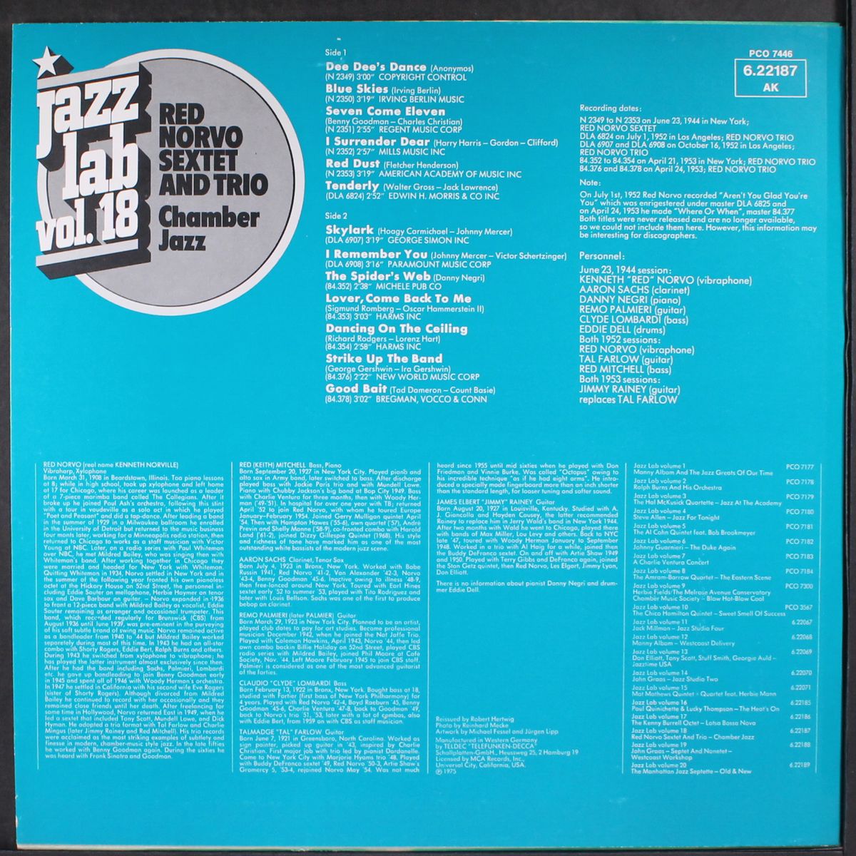 chamber jazz by RED NORVO