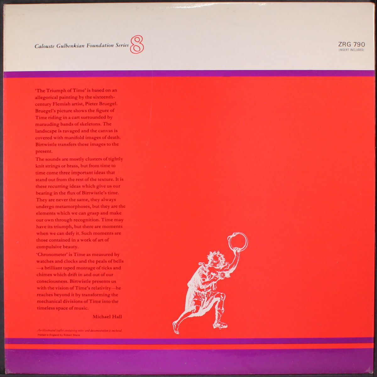 birtwistle: the triumph of time by PIERRE BOULEZ