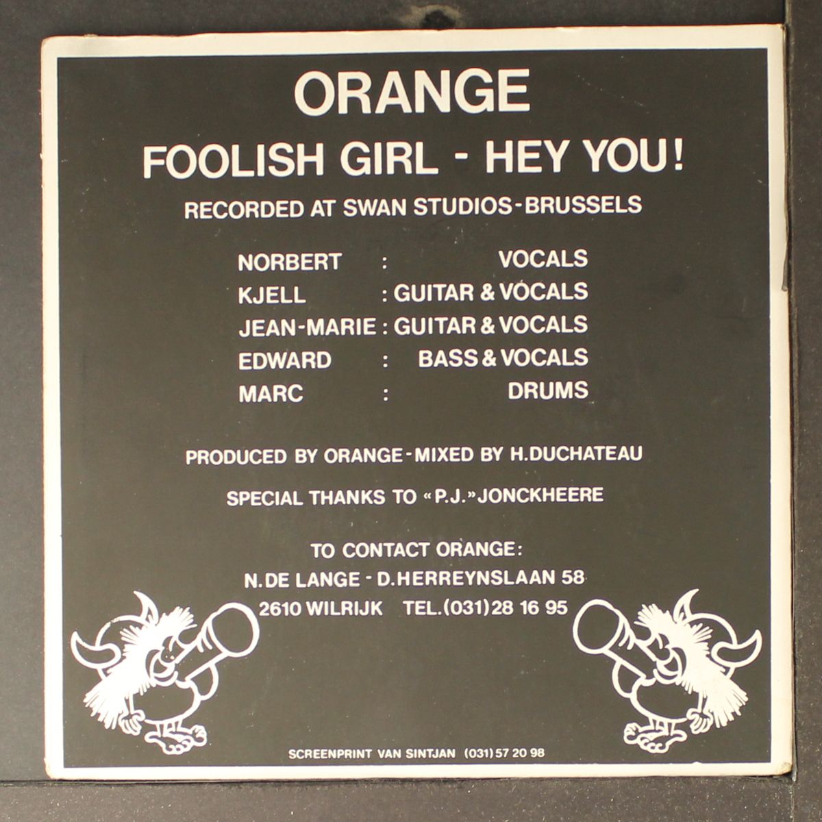 foolish girl / hey you! by ORANGE