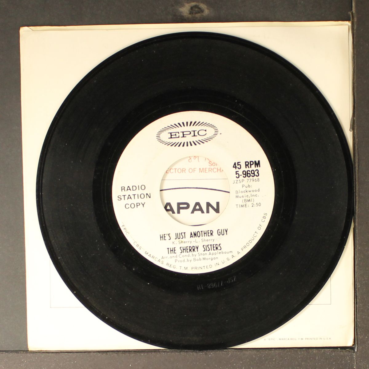 sailor boy / he's just another guy by SHERRY SISTERS