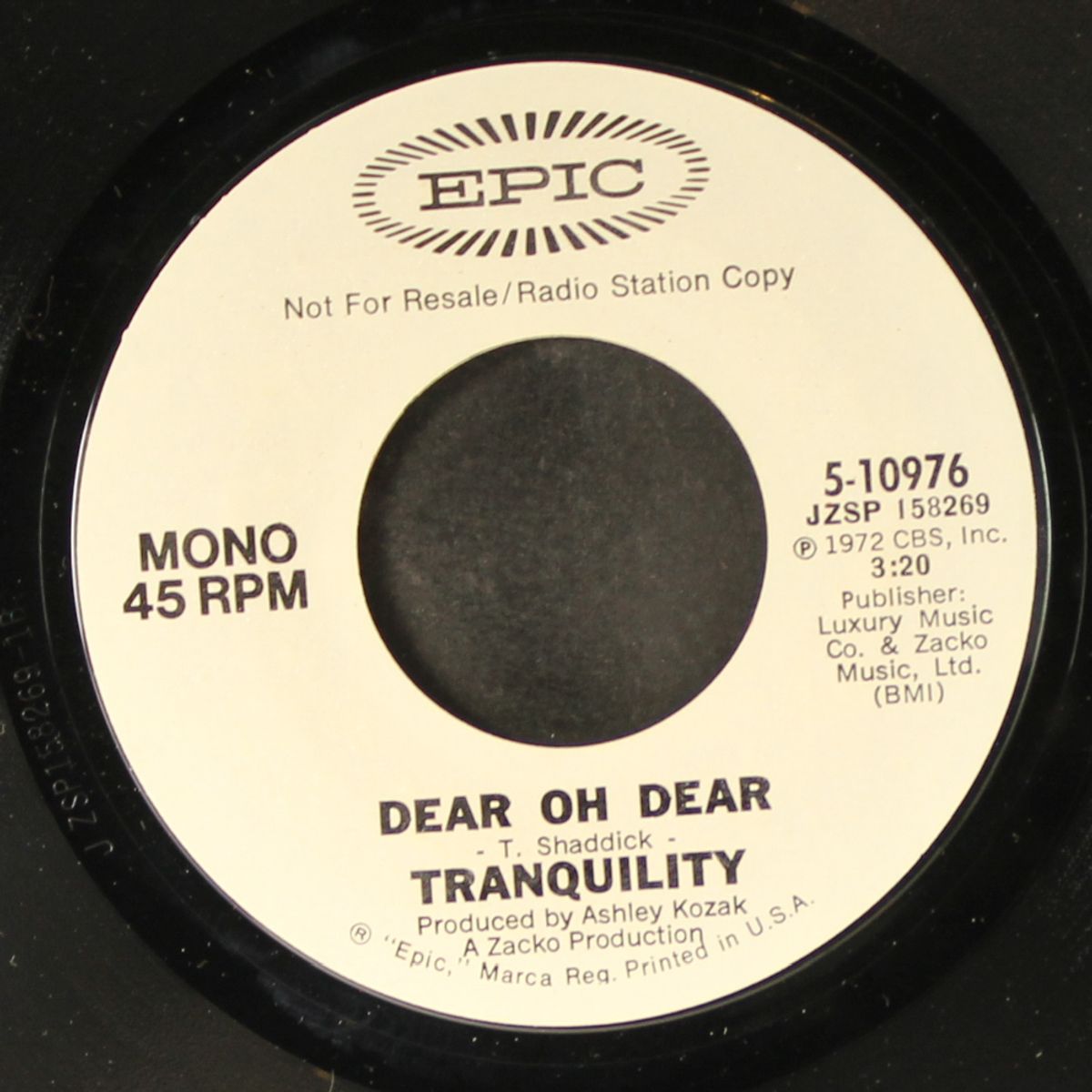 dear oh dear / mono by TRANQUILITY