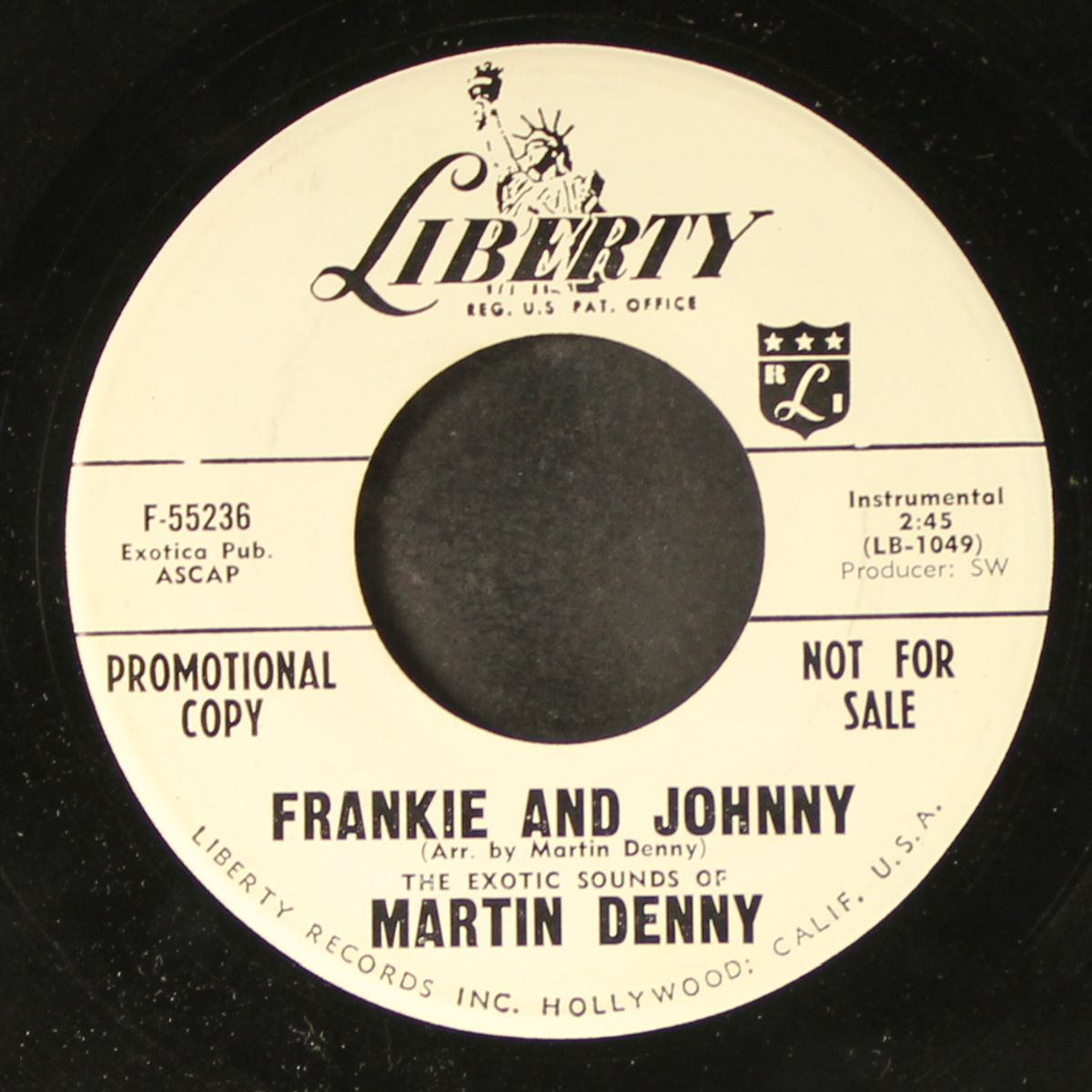 frankie and johnny / banana choo choo by MARTIN DENNY