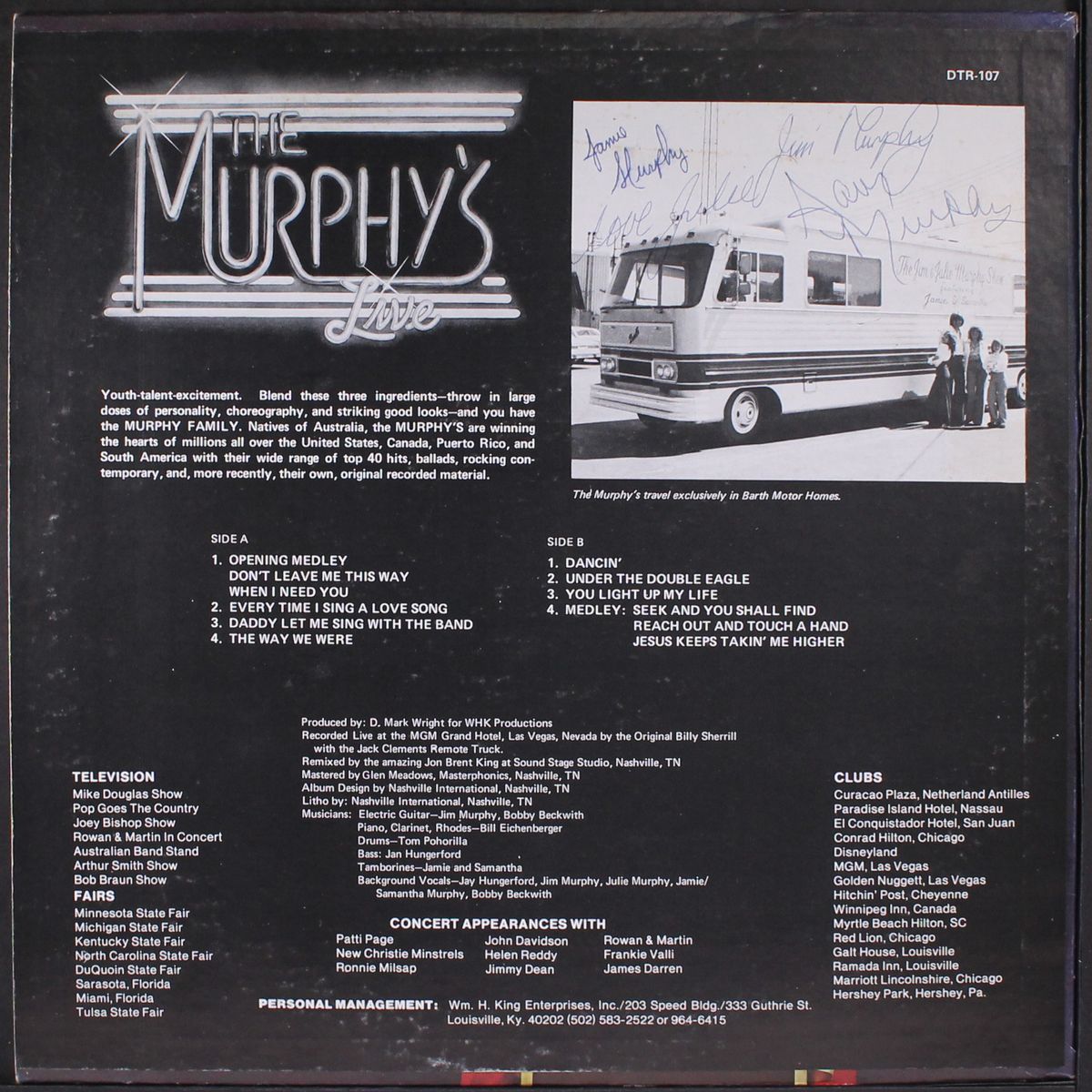 murphy's live by MURPHY'S
