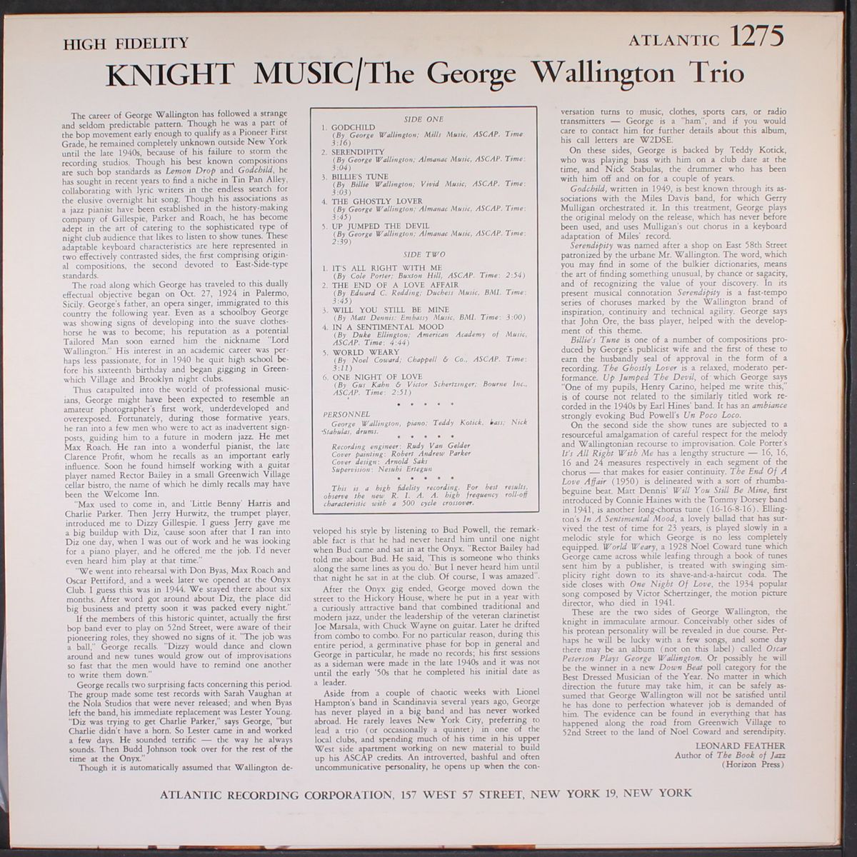 knight music by GEORGE WALLINGTON