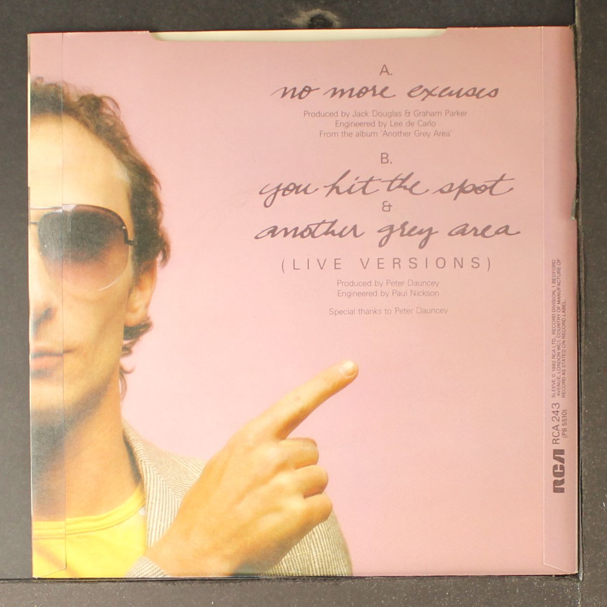 no more excuses by GRAHAM PARKER