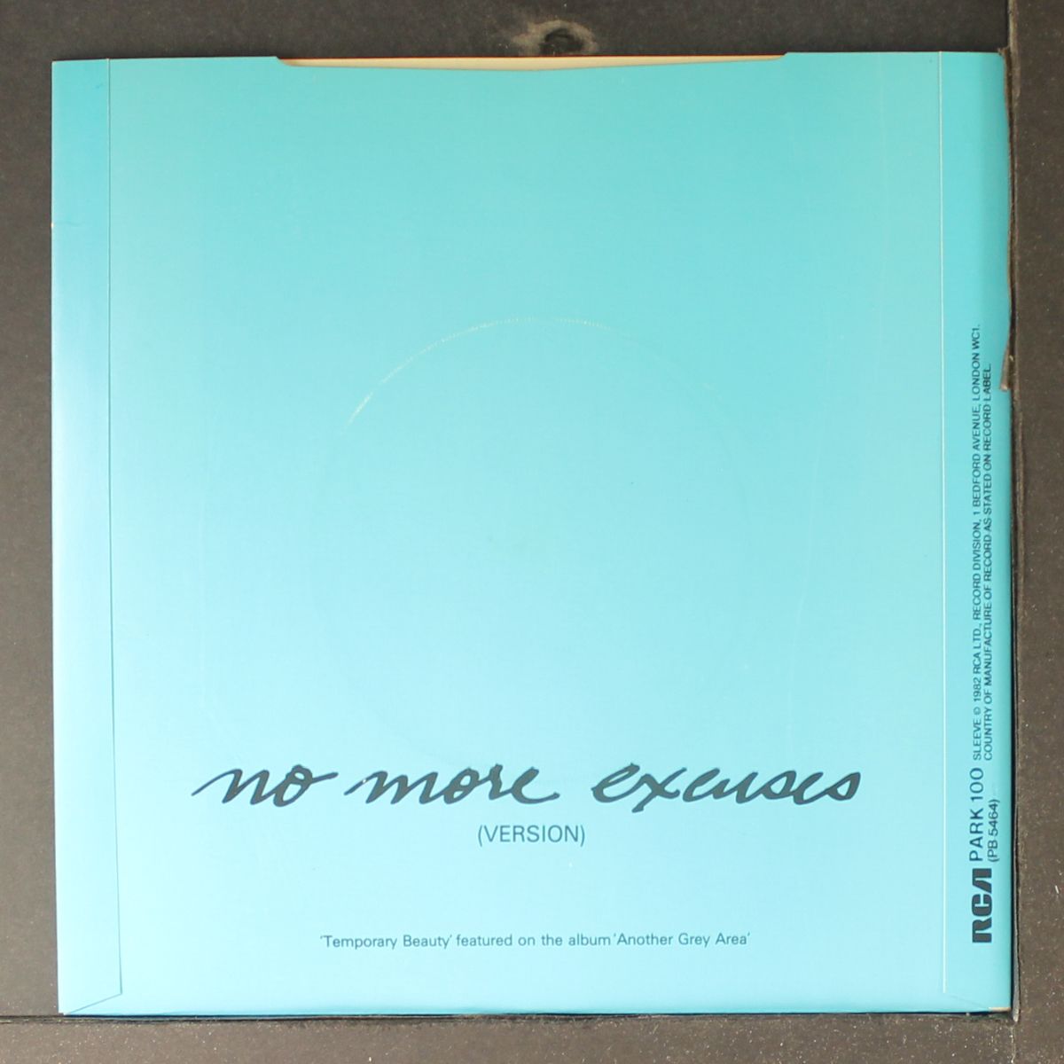 temporary beauty / no more excuses (version) by GRAHAM PARKER