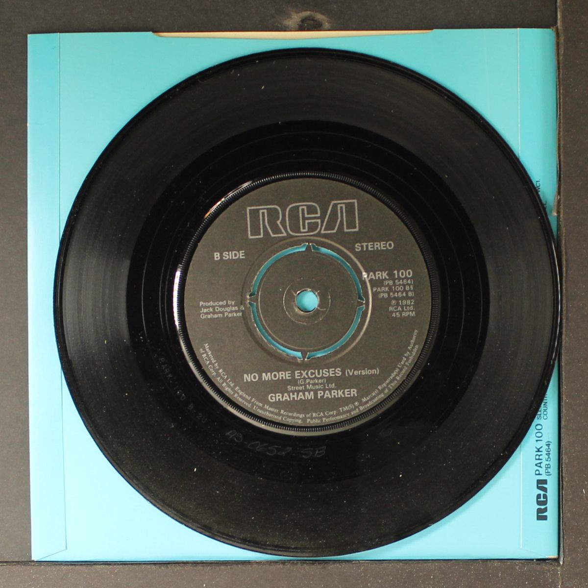 temporary beauty / no more excuses (version) by GRAHAM PARKER