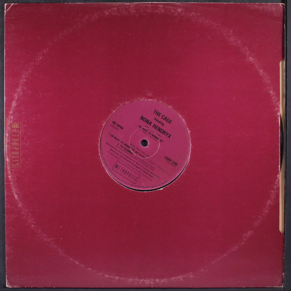 do what ya wanna do by CAGE W/ NONA HENDRYX