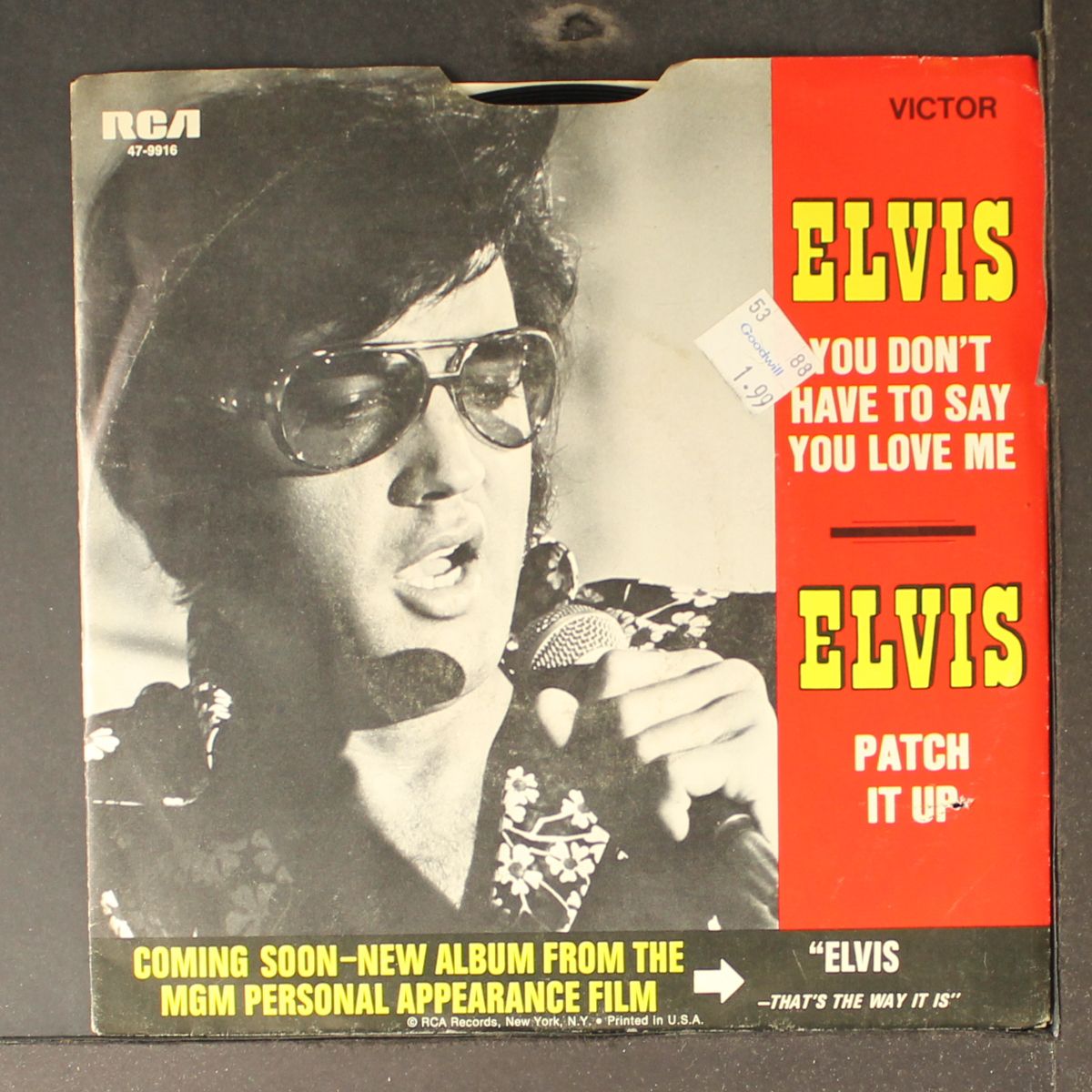 you don't have to say you love me by ELVIS PRESLEY